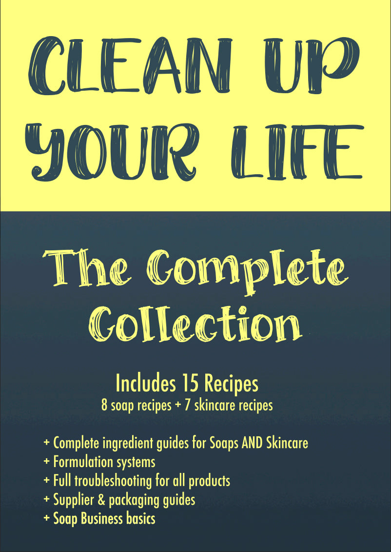 Book cover of 'Clean Up Your Life: The Complete Soap making Transformation'