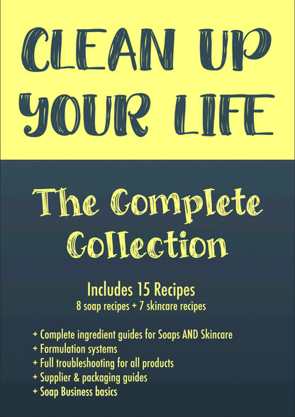 Book cover of 'Clean Up Your Life: The Complete Soap making Transformation'